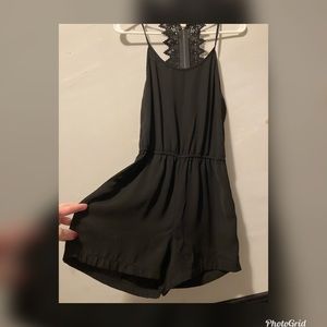 Summertime Romper w/lace zip up back!